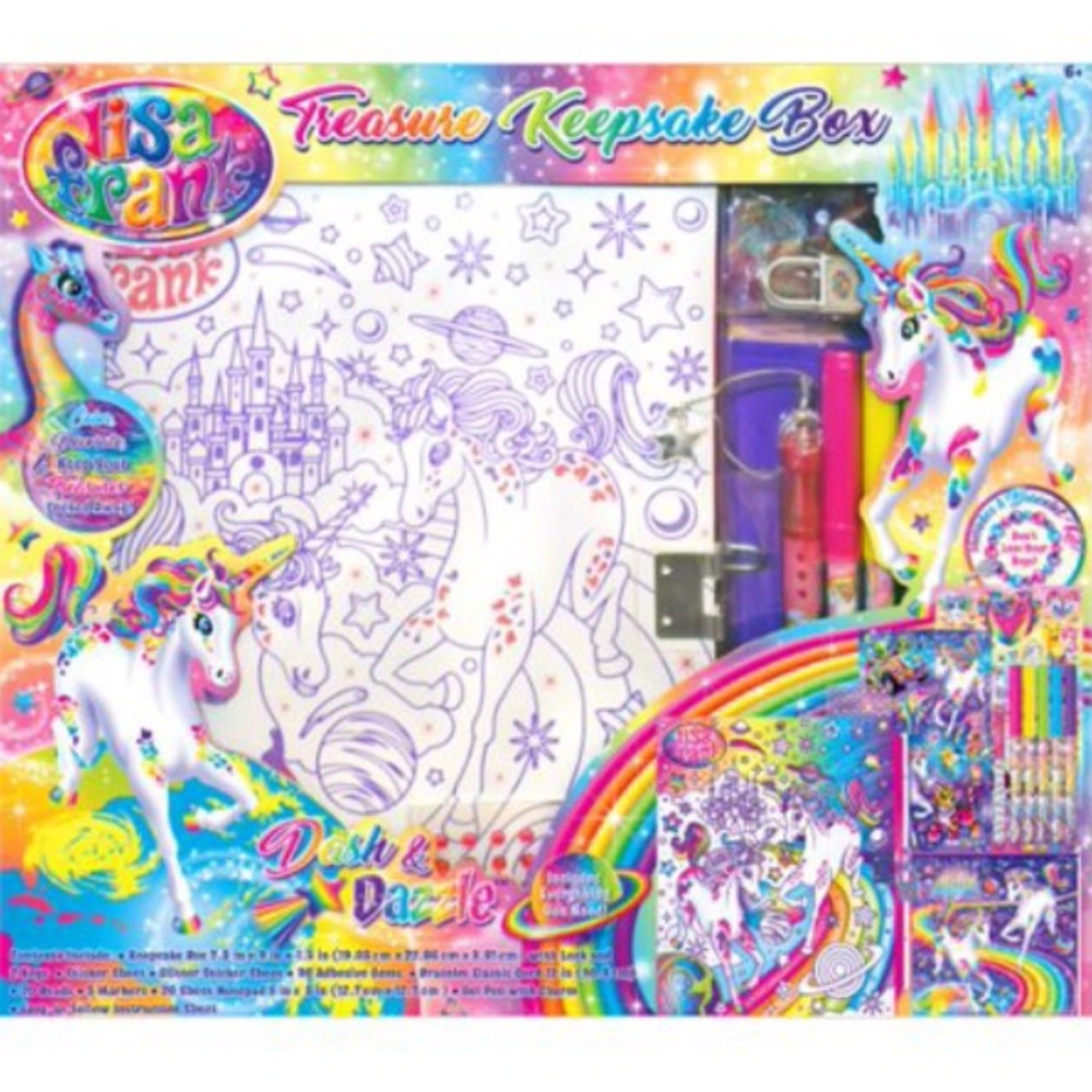 🦄 1 Lisa Frank Keepsake Box! 🦄LISA FRANK